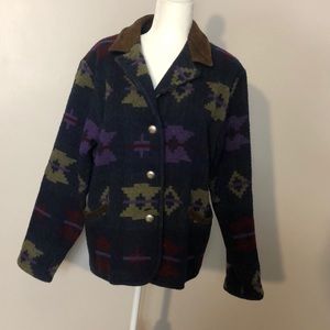 Vintage Woolrich Tribal Jacket Coat